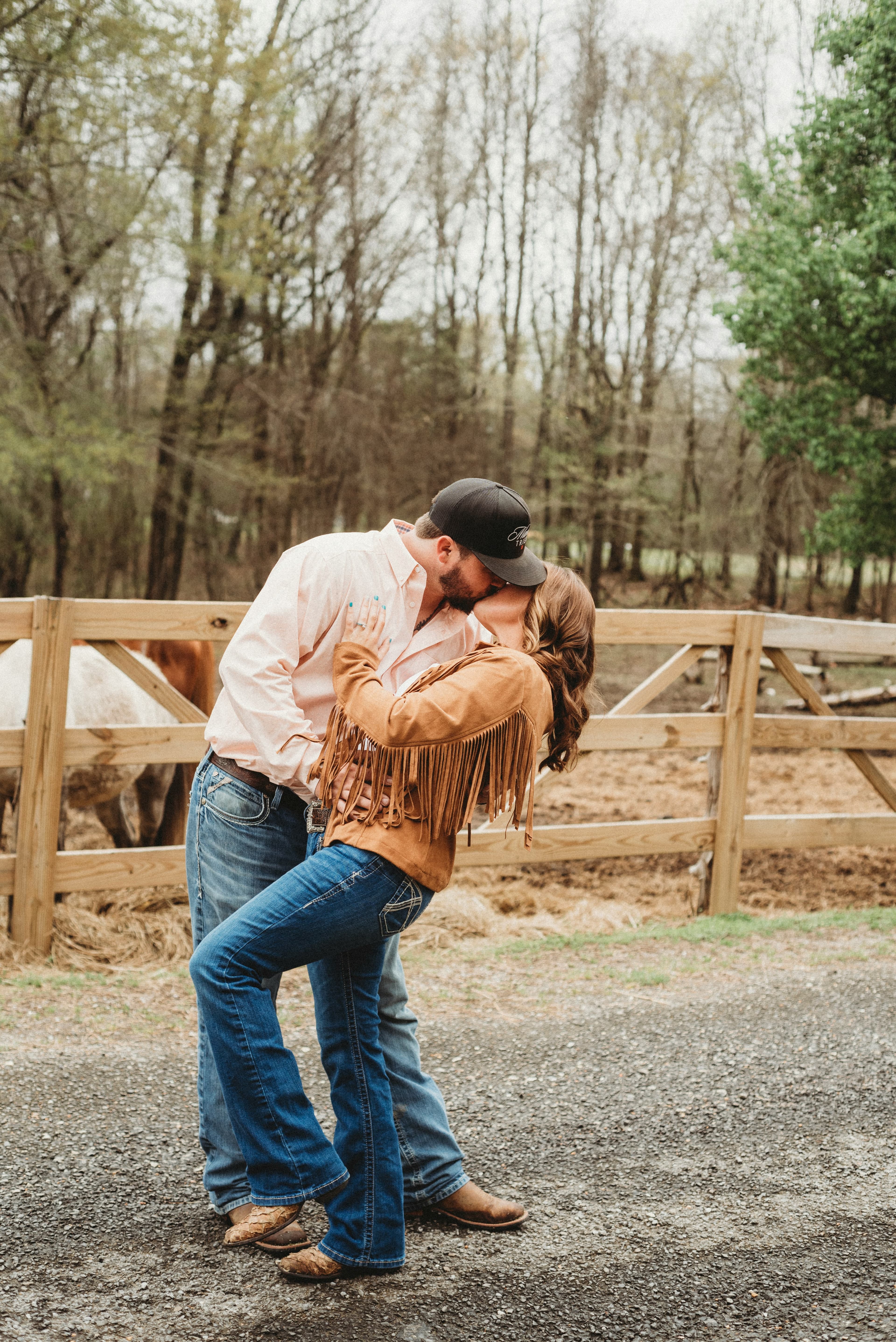 Country western southern couple enjoying romantic time with their custom country song